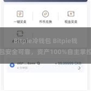 Bitpie冷钱包 Bitpie钱包安全可靠，资产100%自主掌控