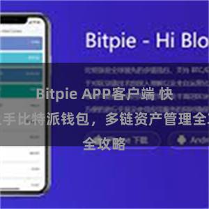 Bitpie APP客户端 快速上手比特派钱包，多链资产管理全攻略