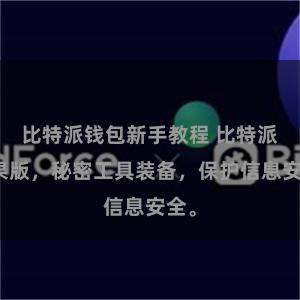 比特派钱包新手教程 比特派苹果版，秘密工具装备，保护信息安全。