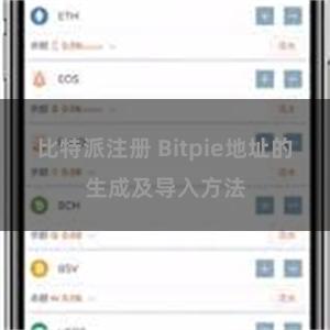比特派注册 Bitpie地址的生成及导入方法