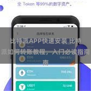 比特派APP快速安装 比特派如何转账教程，入门必读指南