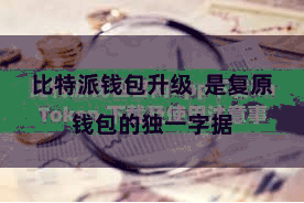 比特派钱包升级  是复原钱包的独一字据