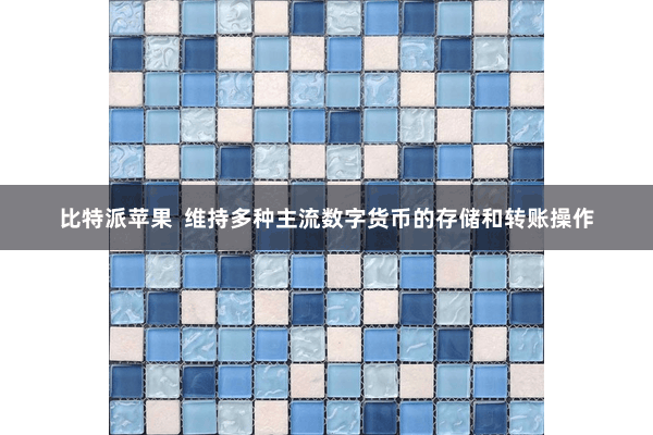 比特派苹果  维持多种主流数字货币的存储和转账操作