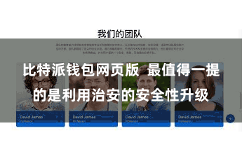 比特派钱包网页版  最值得一提的是利用治安的安全性升级