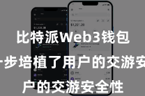 比特派Web3钱包  进一步培植了用户的交游安全性